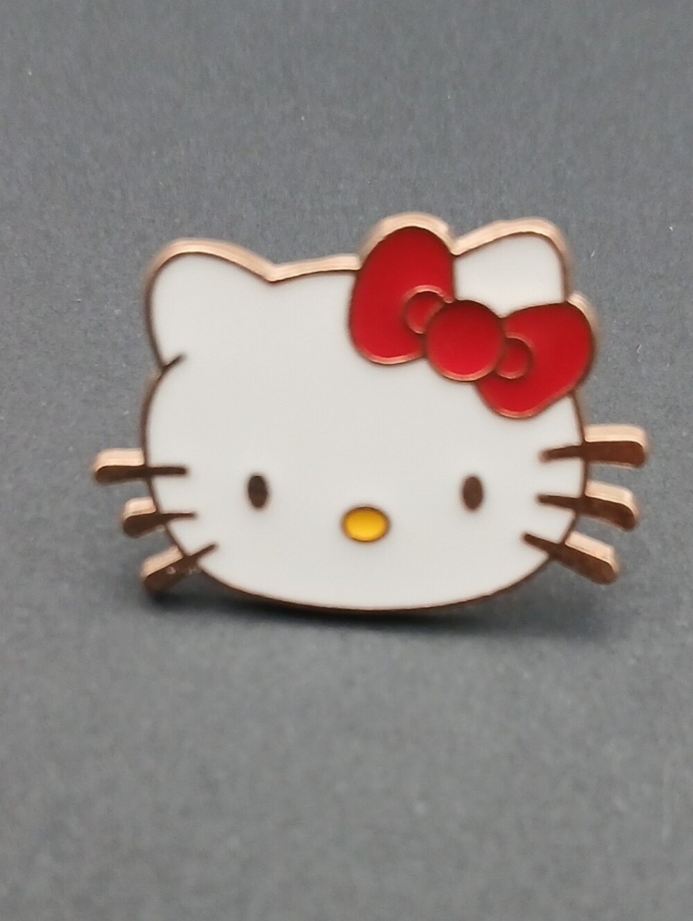Hello Kitty White and Red Enamel Pin - Hello Kitty Kids Jewelry